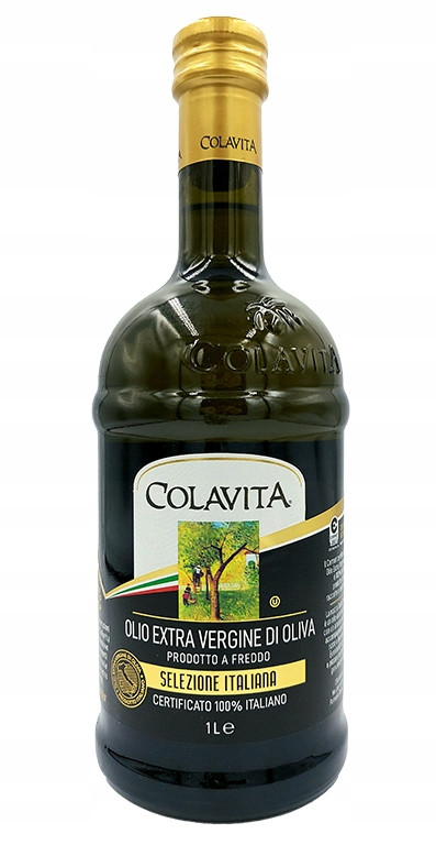 Colavita extra olivový olej 1 litr Olio Extra zelený 100% Italiano
