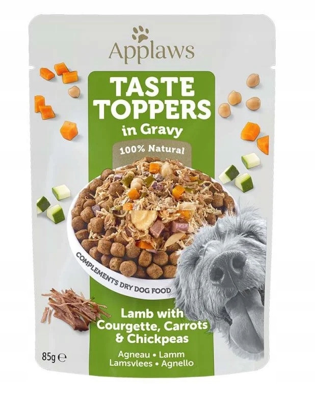 Applaws Taste Toppers Jehněčí maso, mrkev, cizrna v želé 12x85 g