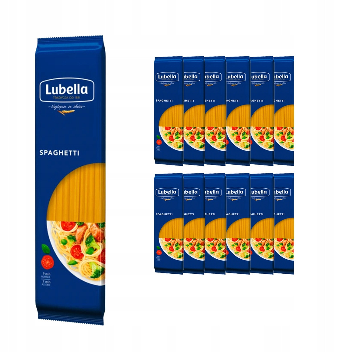 Lubella Těstoviny Spaghetti 400 g x 12 kusů