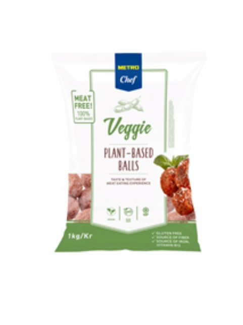 Metro Chef rostlinné kuličky 1kg mražené