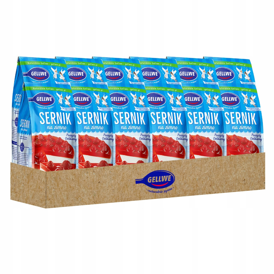 Gellwe Cheesecake za studena, směs pro domácí přípravu 193 g x 10 kusů