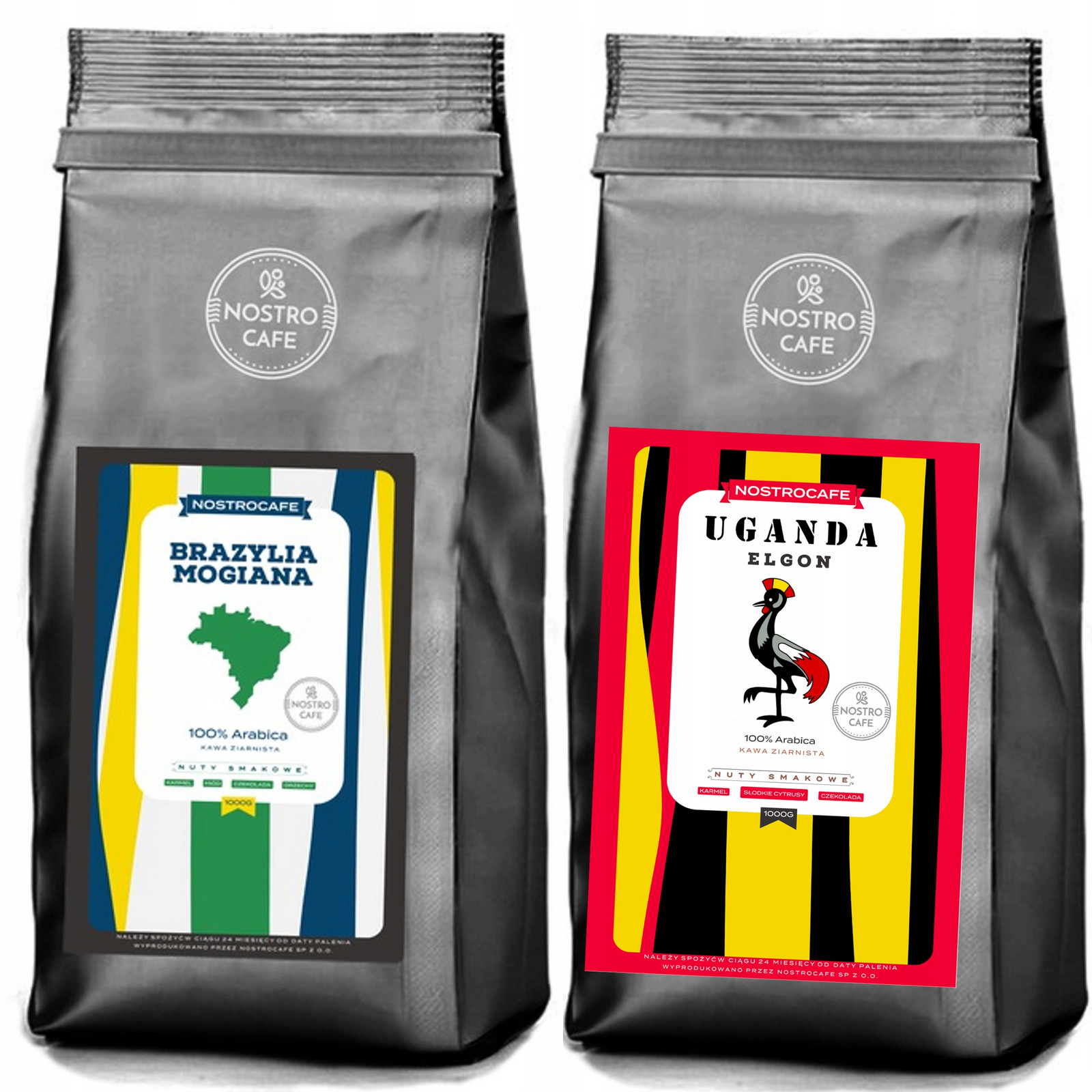 Káva Zrnková 2KG Brazílie Mogiana Uganda Elgon