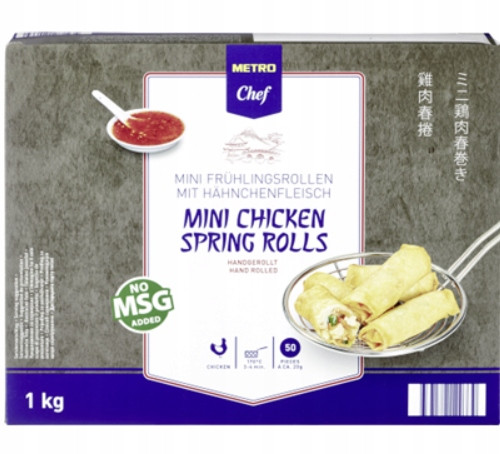 Metro Sajgonky s kuřecím masem, zmrazené, 1 kg