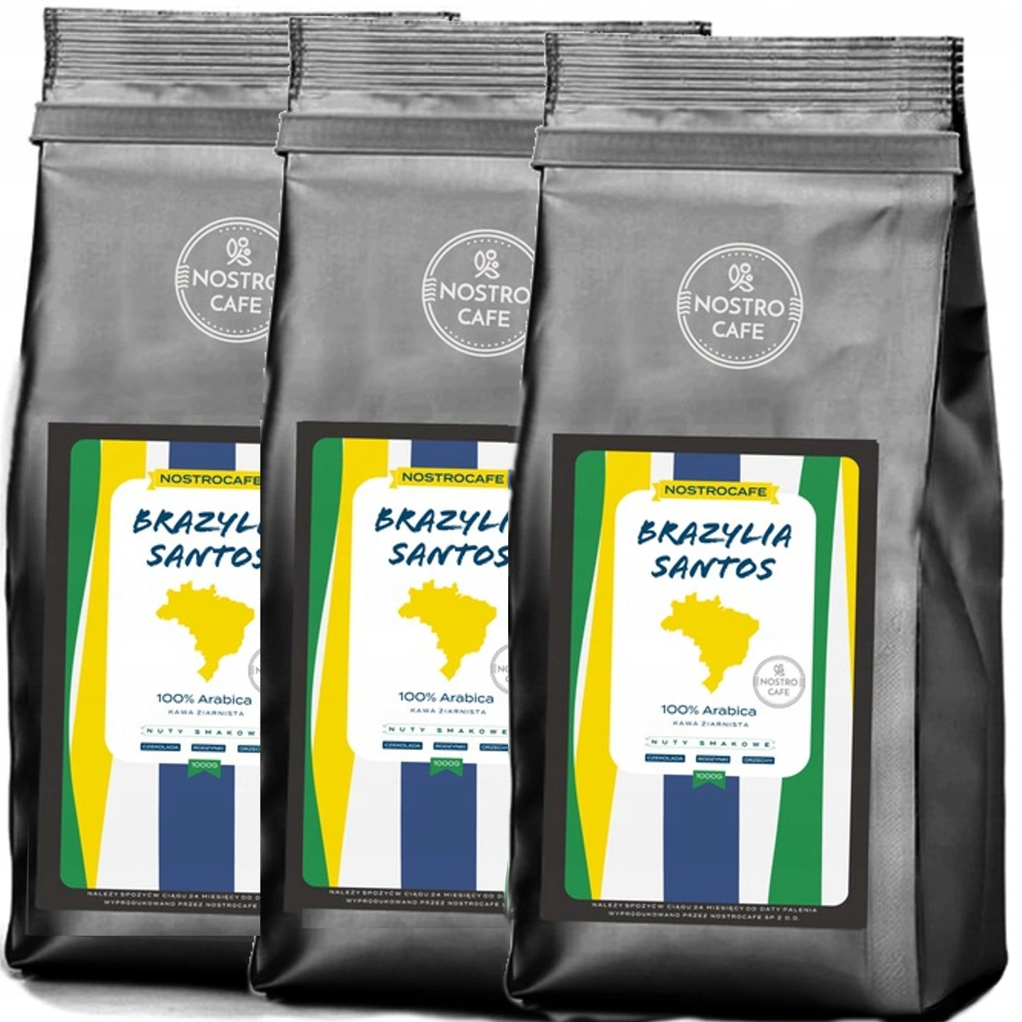 Káva Zrnková 3KG 3 x Santos