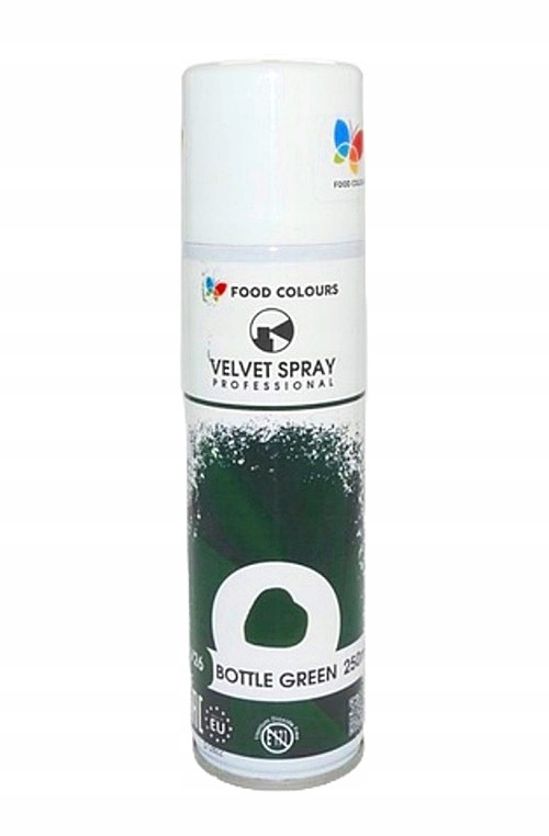 Semiš Zelené Barvivo V Aerozolu Sprej Food Colours 250 ml Lahvová Zeleň