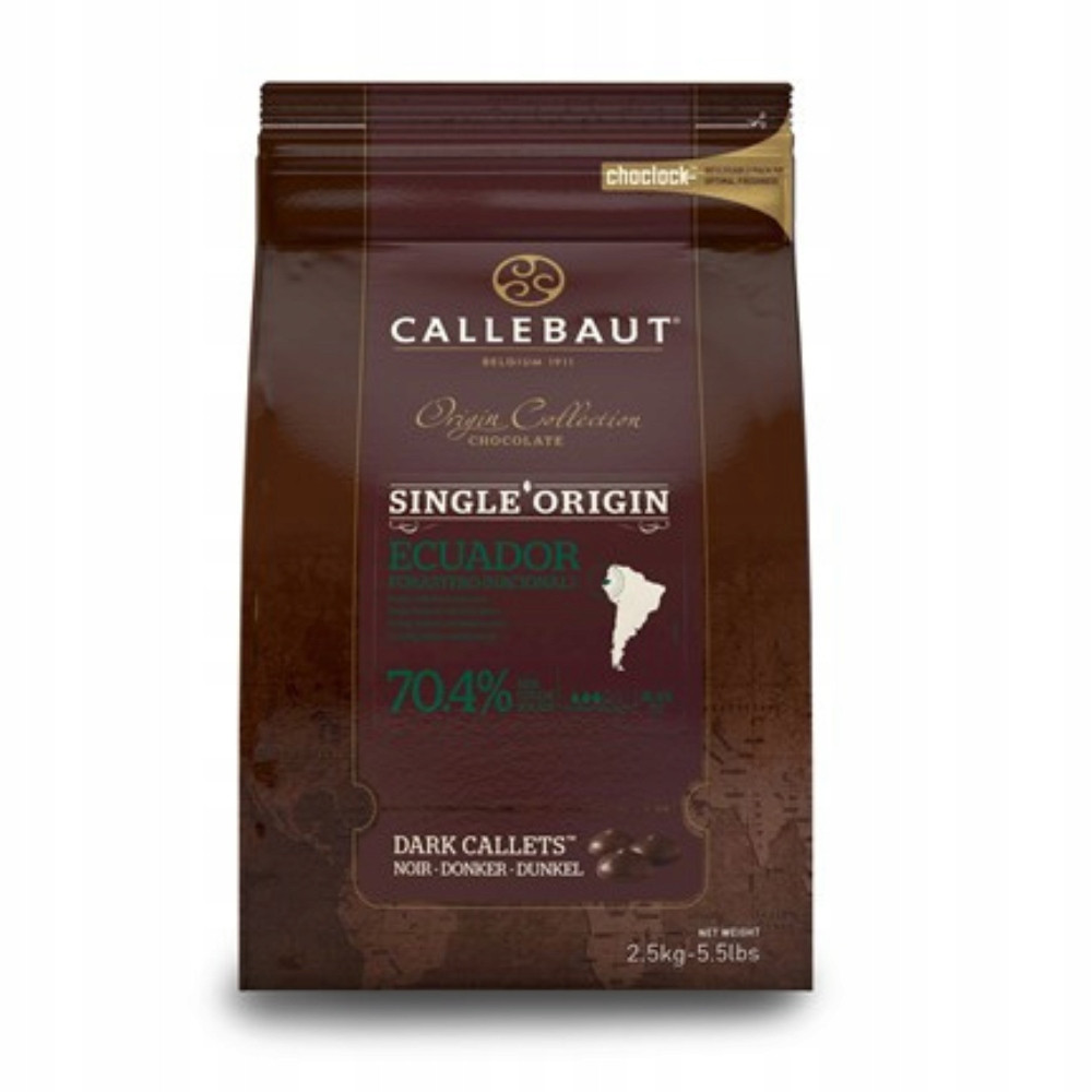 Callebaut tmavá čokoláda Origin Ecuador 2,5kg