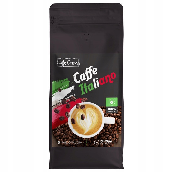 Káva Zrnková Čerstvě pražená Caffe Italiano 1kg 100% Arabica