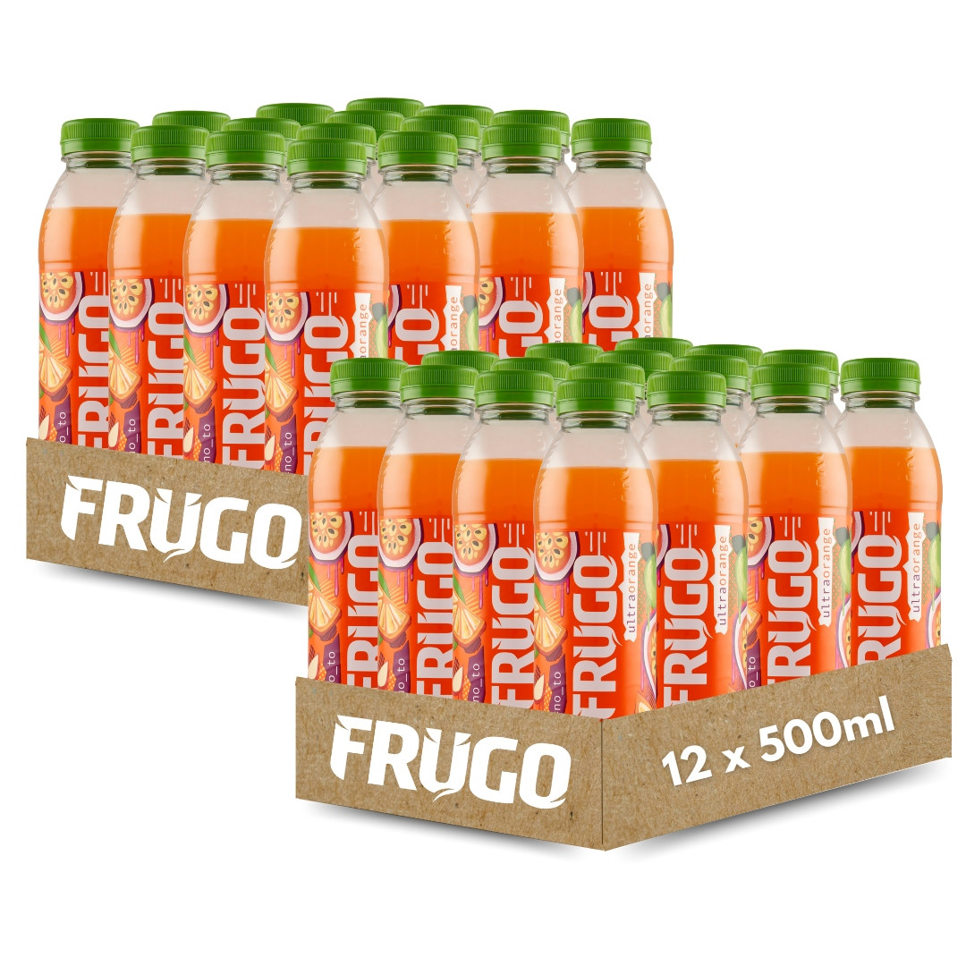 Frugo Ultra Orange Víceplodý neperlivý nápoj 500 ml x 24 kusů