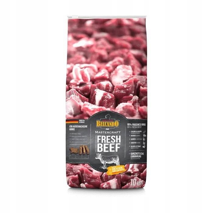 Belcando Mastercraft Fresh Beef 10kg Suché Krmivo pro psy Hovězí maso 80% Maso