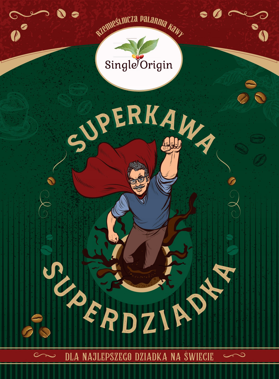 dárek Pro Dědečka Káva Čerstvě pražená 100% Arabica 500g