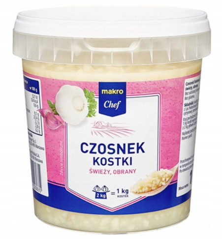makro Chef Česnek kostka 1 kg