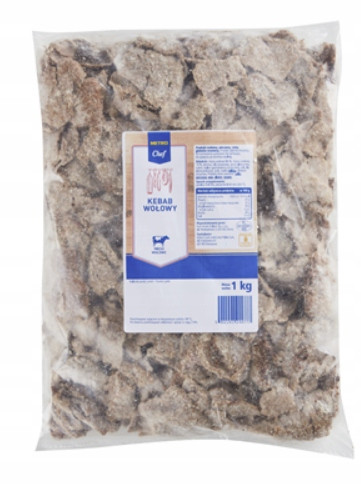 Metro Chef Hovězí kebab mražený 1 kg