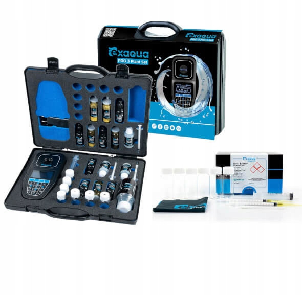 Exaqua Pro 3 Water Plant Set sada pro testování rostlin v kufříku