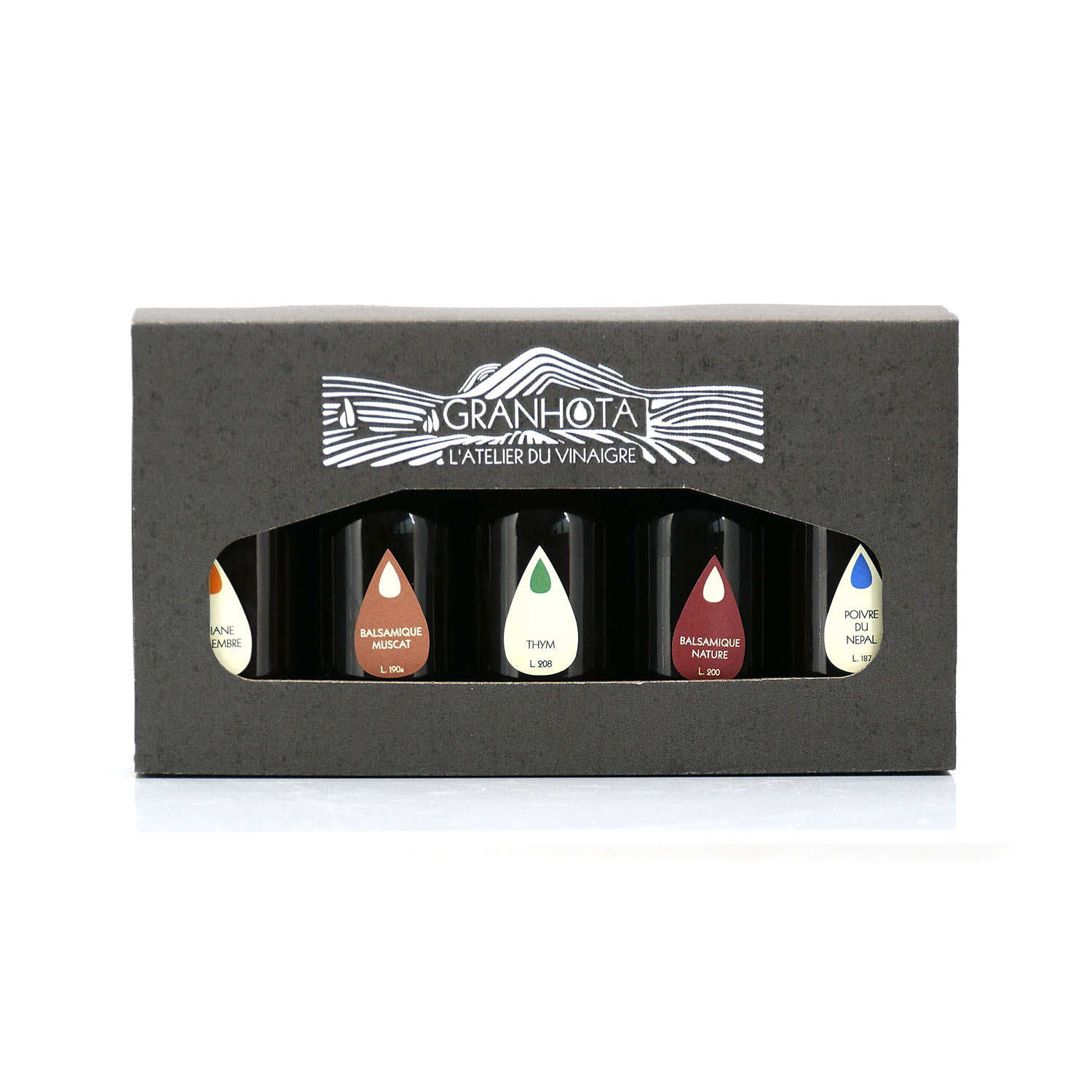 Granhota Sada řemeslných octů 5x50 ml