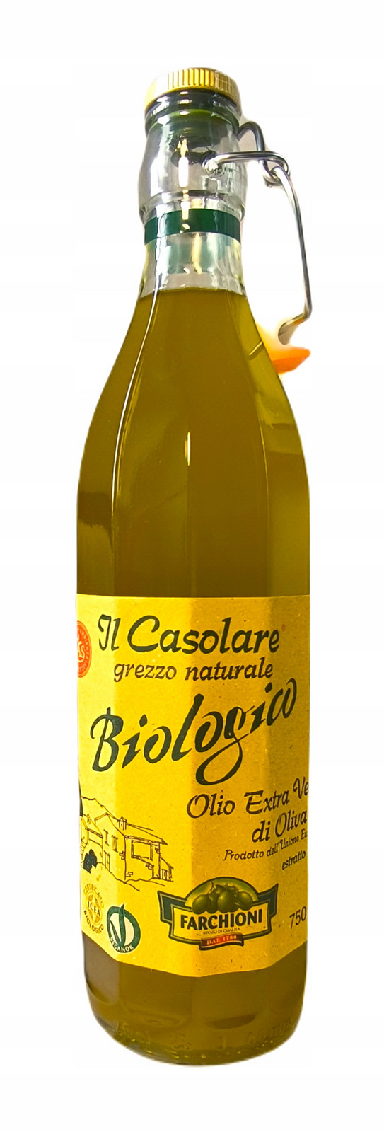 IL Casolare Grezzo Biologico 0,75 L Nefiltrovaný Italský Olej