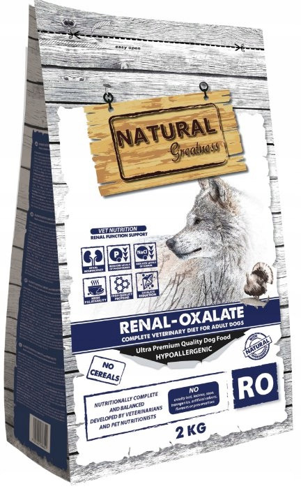 Natural Greatness Veterinární dieta pro psa Renal Oxalate 2kg