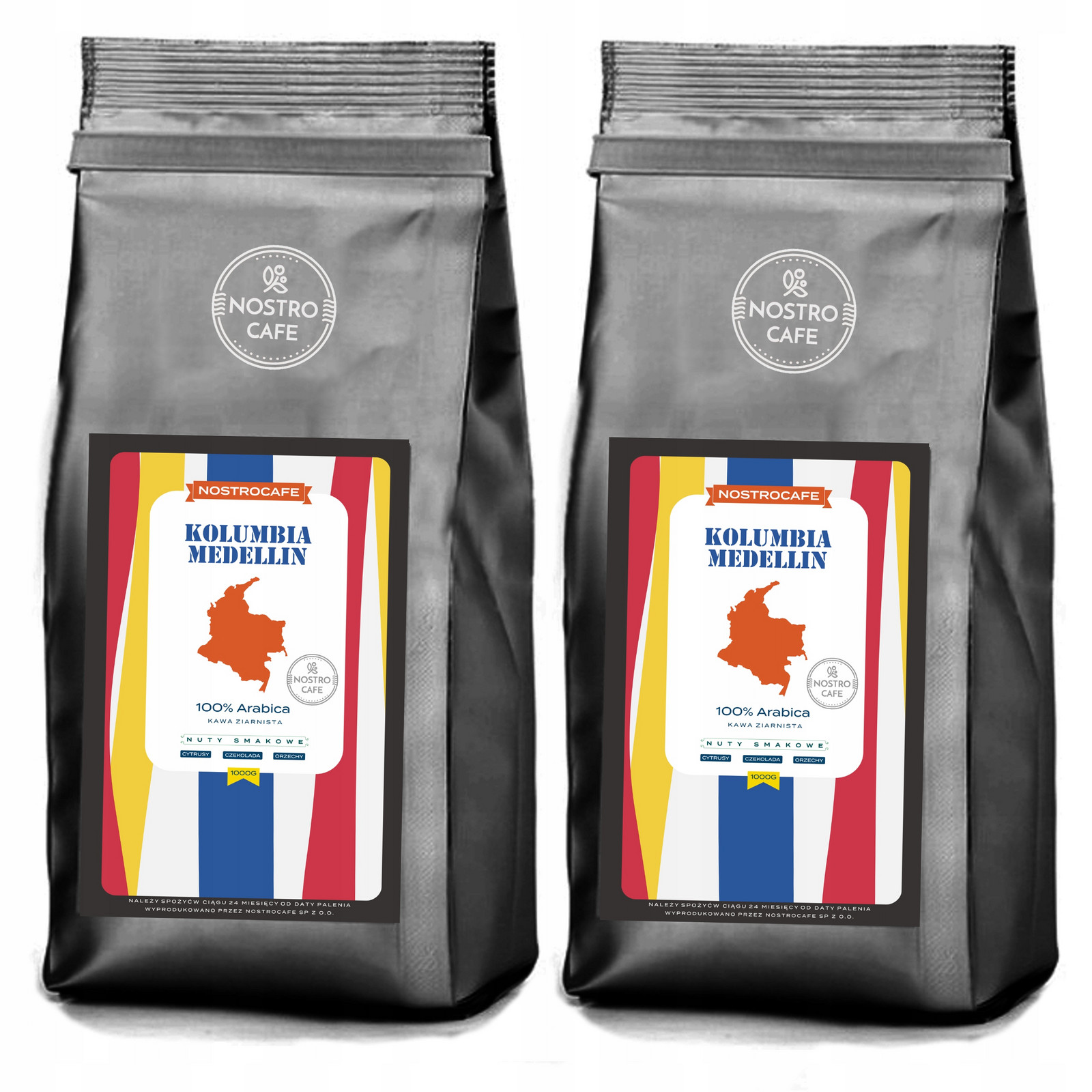 Káva Zrnková 2KG Kolumbie Medellin Čerstvě pražená