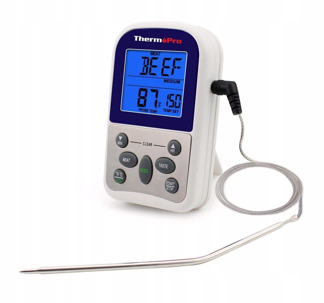 Kuchyňský teploměr na potraviny Sonda Grill Trouba Bbq ThermoPro TP-10
