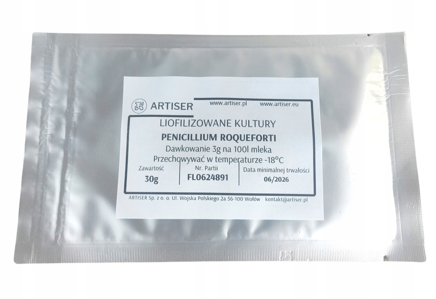 Plíseň na sýr Penicillium Roqueforti na 1000l. Na gorgonzoly apod.