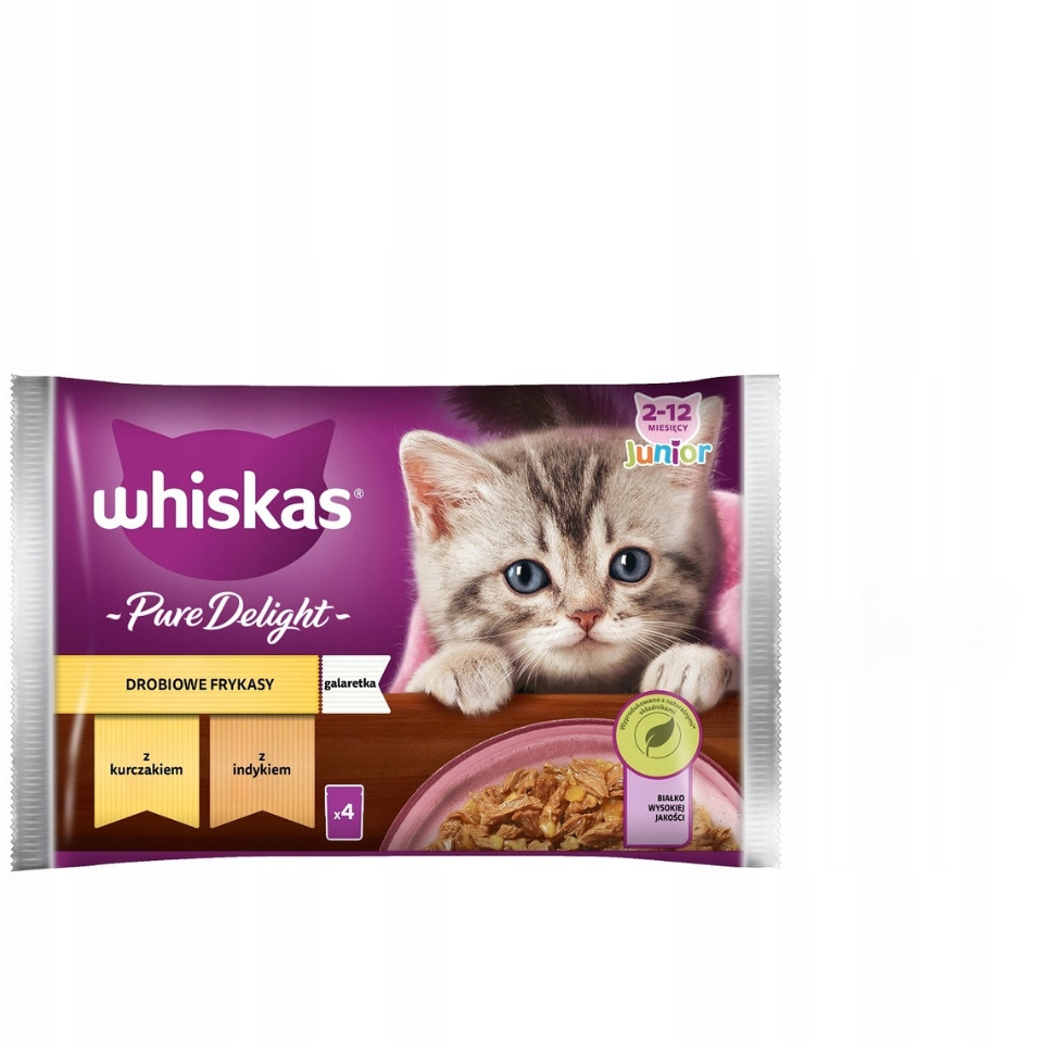 Whiskas Junior mokré krmivo pro kočky 52x85 g