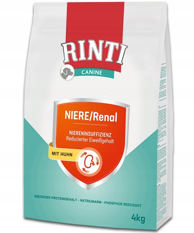 Rinti Canine Kidney/Renal krmivo pro psa 4 kg