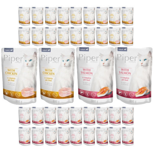 Dolina Noteci Piper Cat Mix chutí pro kočky sáčky 40 x 100 g
