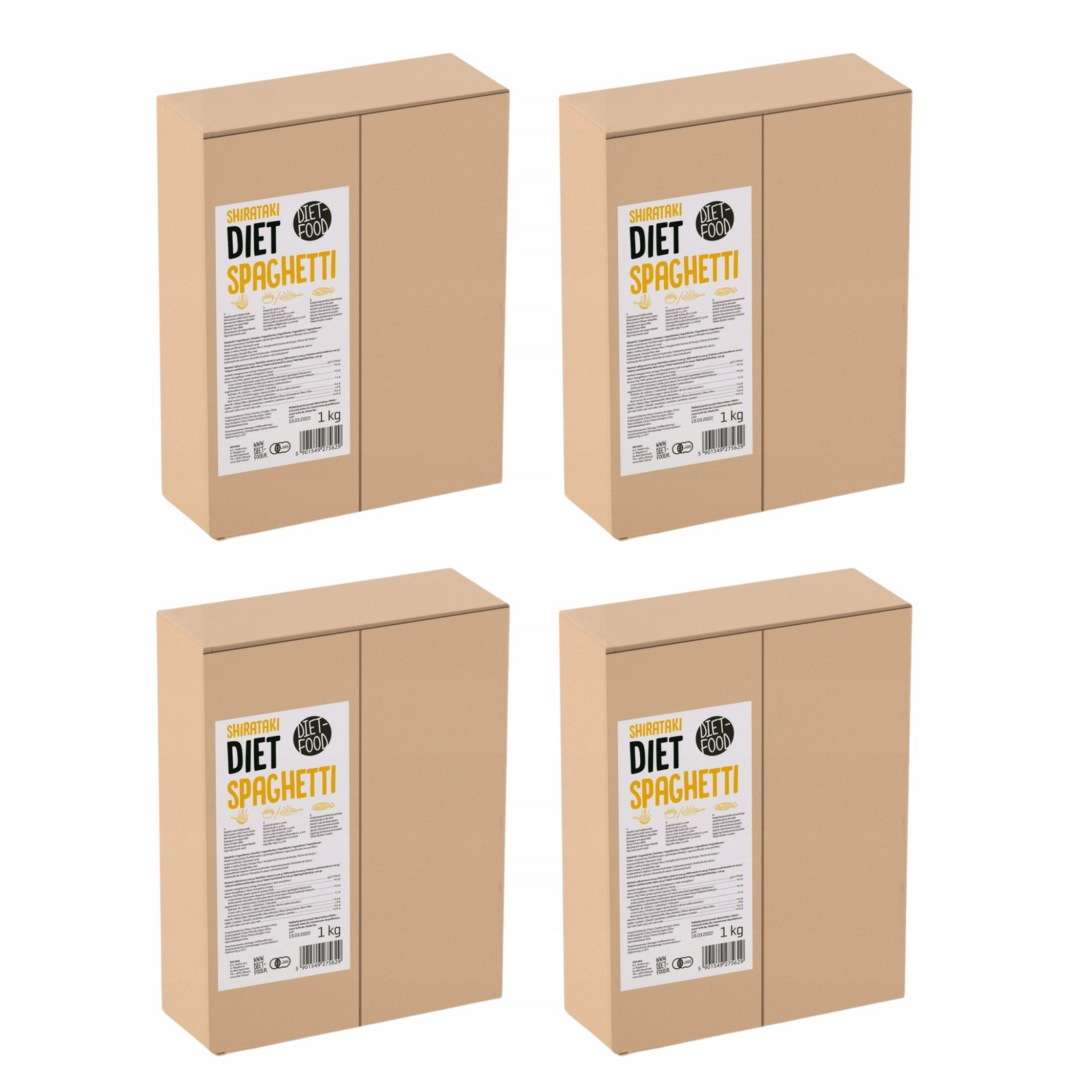 3+1 Keto Těstoviny Shirataki Konjac Špagety 1 kg