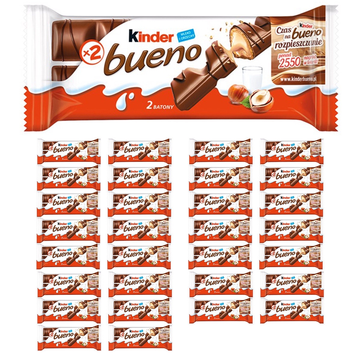 Kinder Bueno Wafel v čokoládě 43 g x 30 kusů