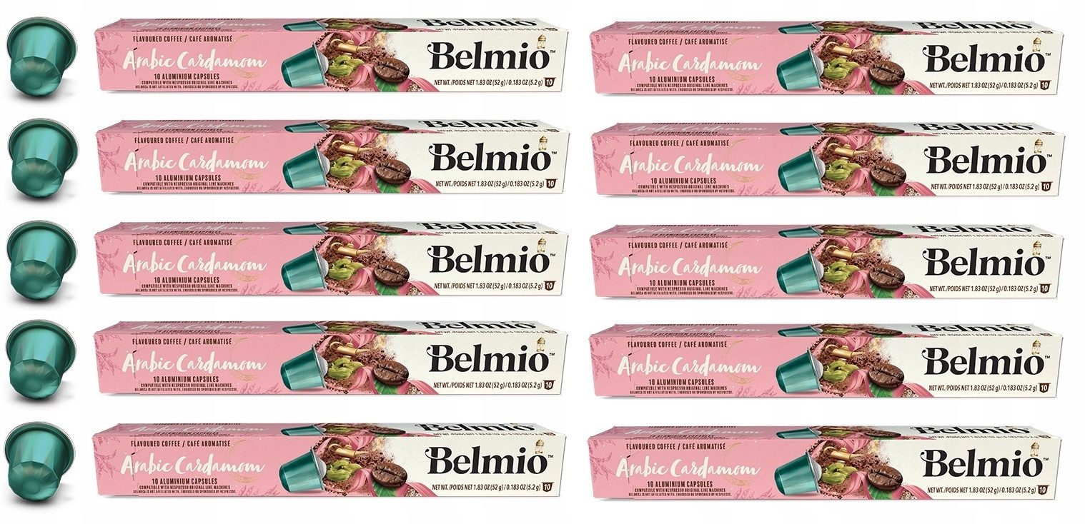 Kapsle pro Nespresso Belmio Arabský Cardamon 100 ks