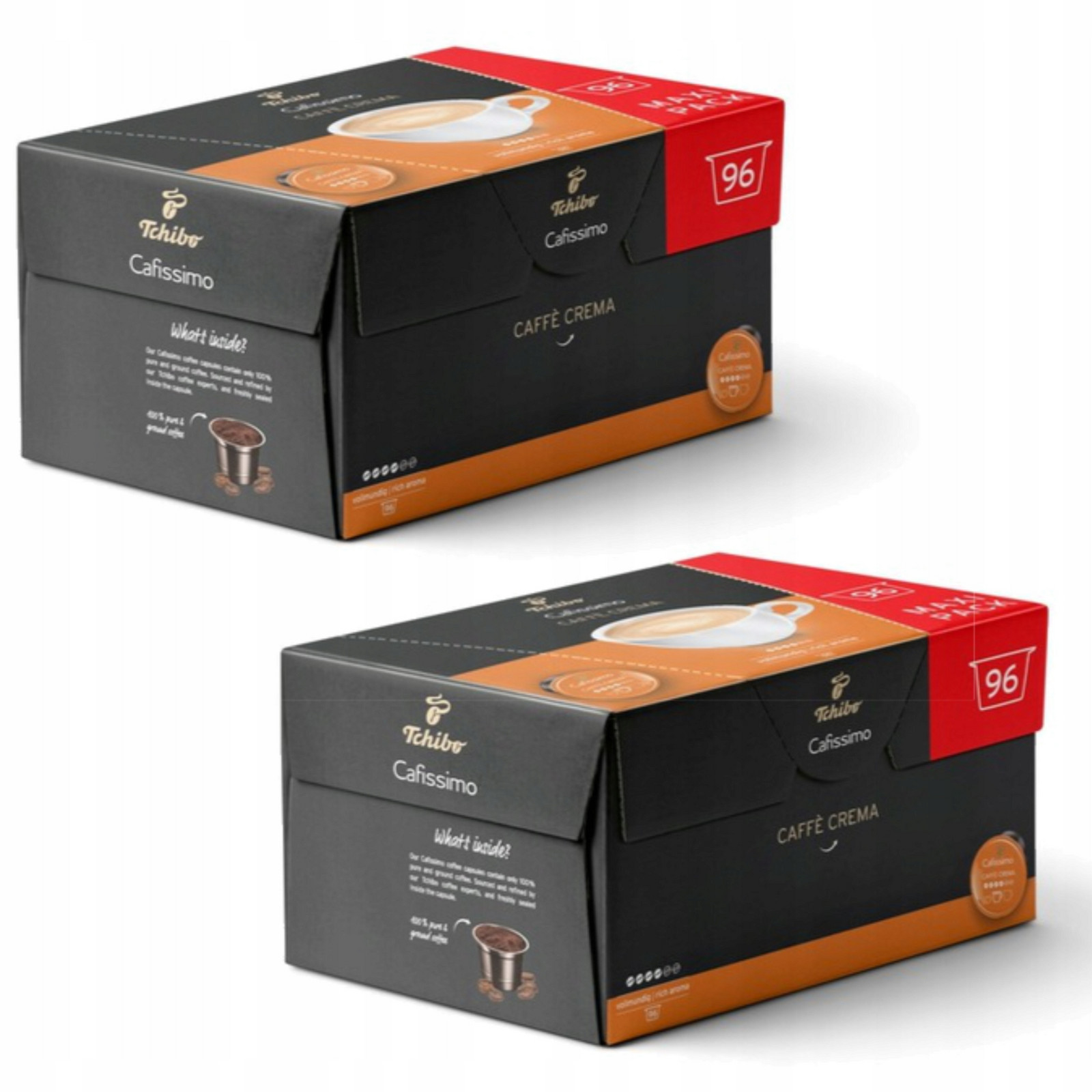 Tchibo Cafissimo Crema Rich Aroma 96x2 Kapsle Arabika Sada