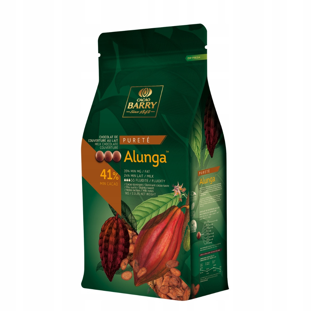 Cacao Barry čokoláda mléčná Origin Alunga 5kg