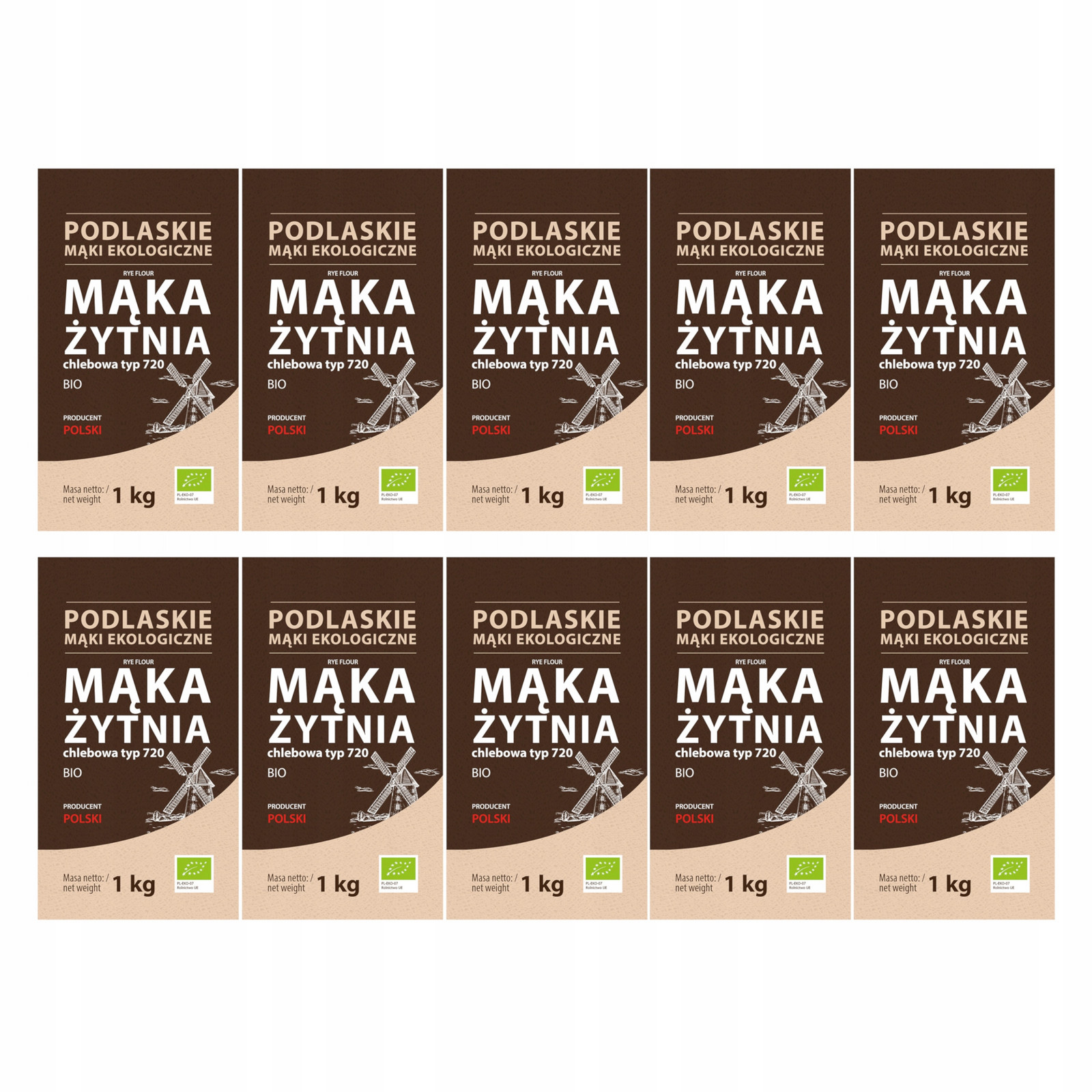 Žitná mouka chlebová Biolife bio Bio 10x 1 kg