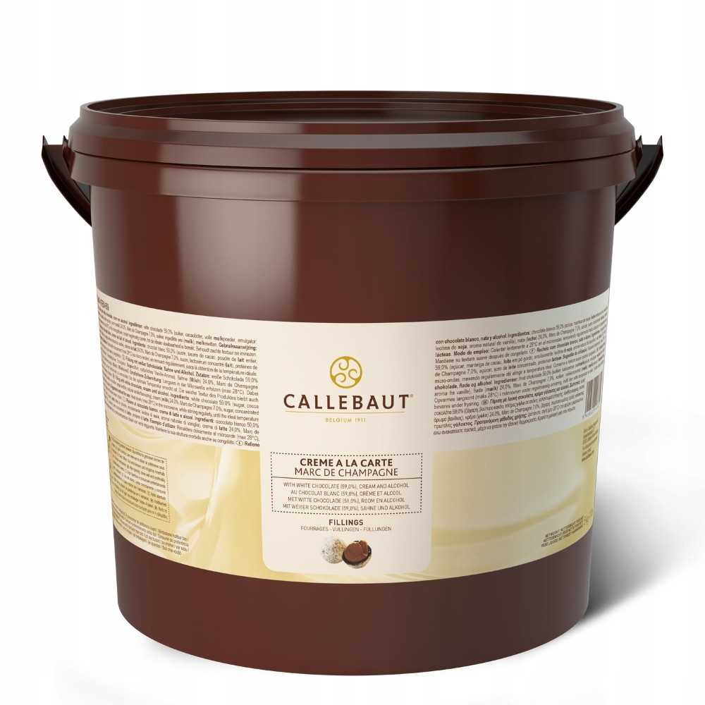 Callebaut bílý ganáš Marc de Champagne 5kg