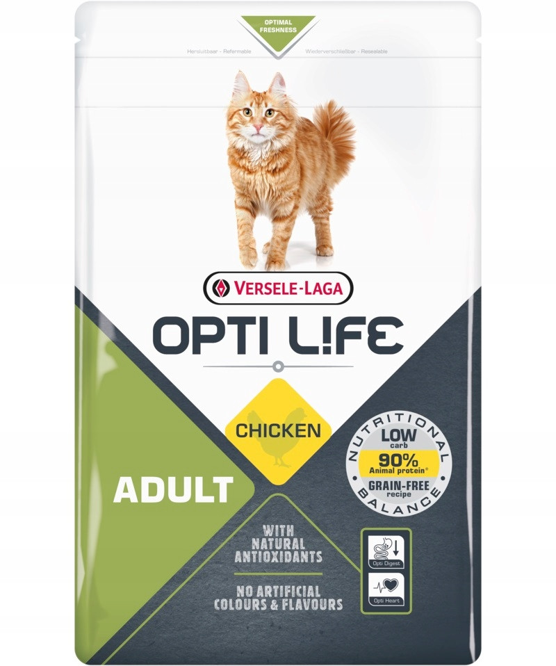 Versele-laga Opti Life Cat Adult Chicken 2.5 kg pro dospělé kočky