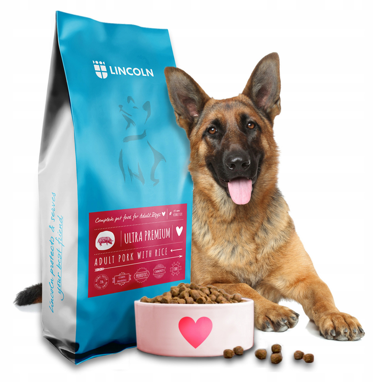 Lincoln Vepřové Maso 12 Kg Krmivo Pro Ovčáky Lambrador Husky Beagle Amstaff