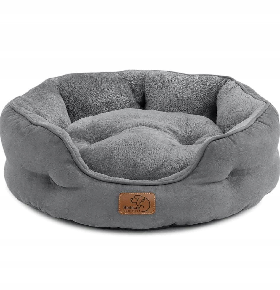 Pelíšek pro psa Bedsure šedé 50 cm x 50 cm