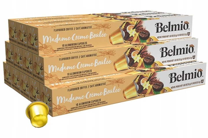 Kapsle pro Nespresso Belmio Creme Brulee 120 ks