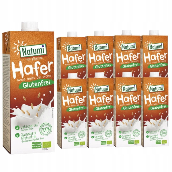 8x Ovesný nápoj bez přidaných cukrů bezlepkový B