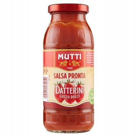 Sada 12 Kusů Mutti Salsa Pronta Datterini 300 g Hotová omáčka Mutti