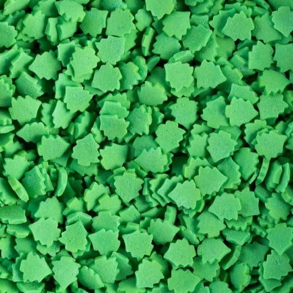 Cukrový Posyp Vánoční Stromky 1kg Konfety