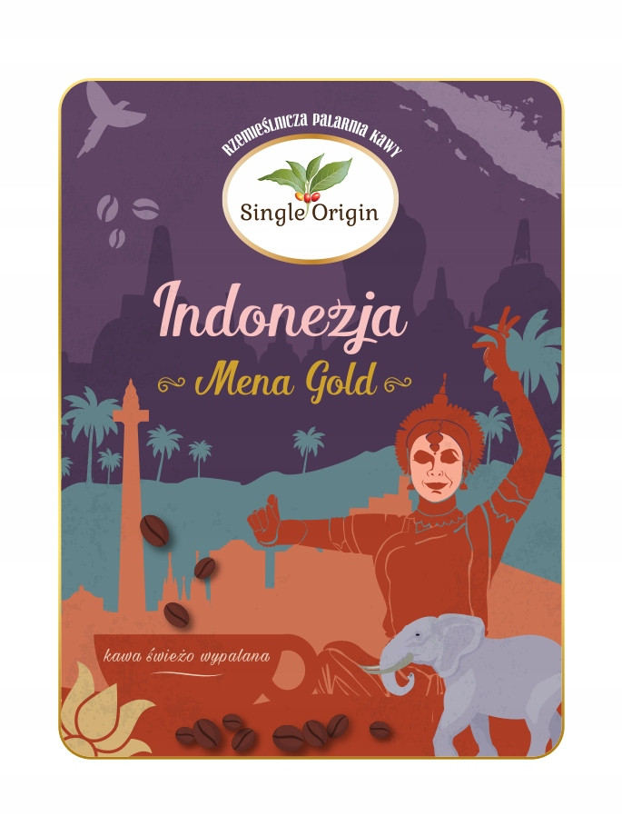 Káva Indonésie Mena Gold Single Origin 1kg