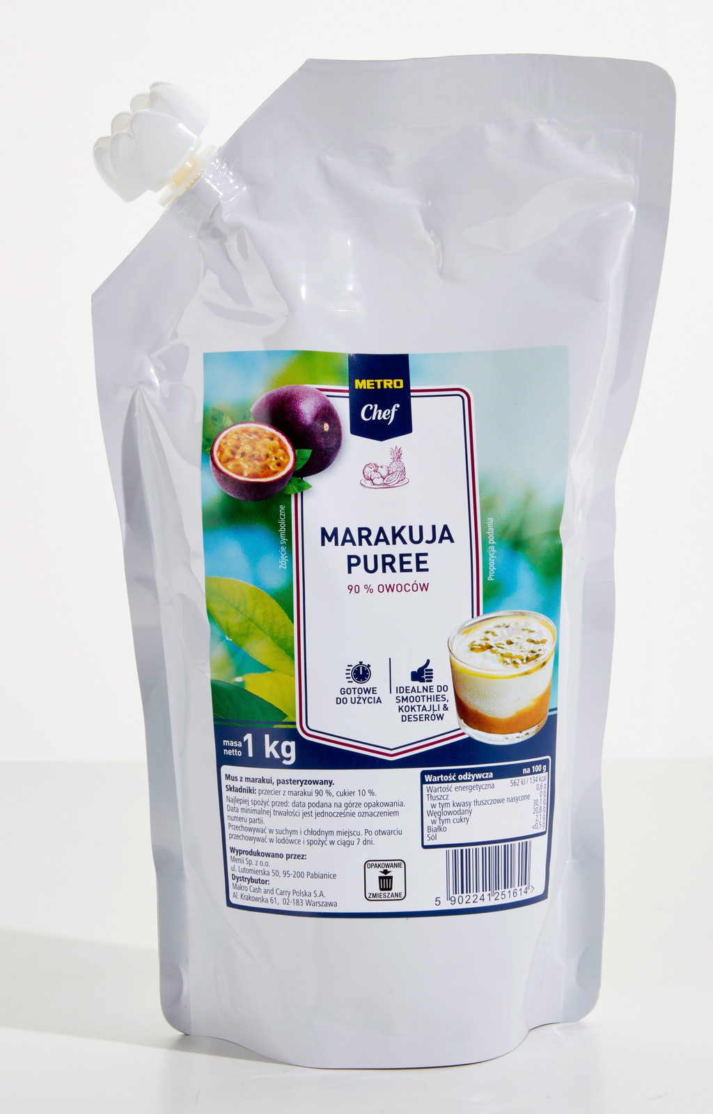 Mango Pyré Metro Chef 1kg Horeca