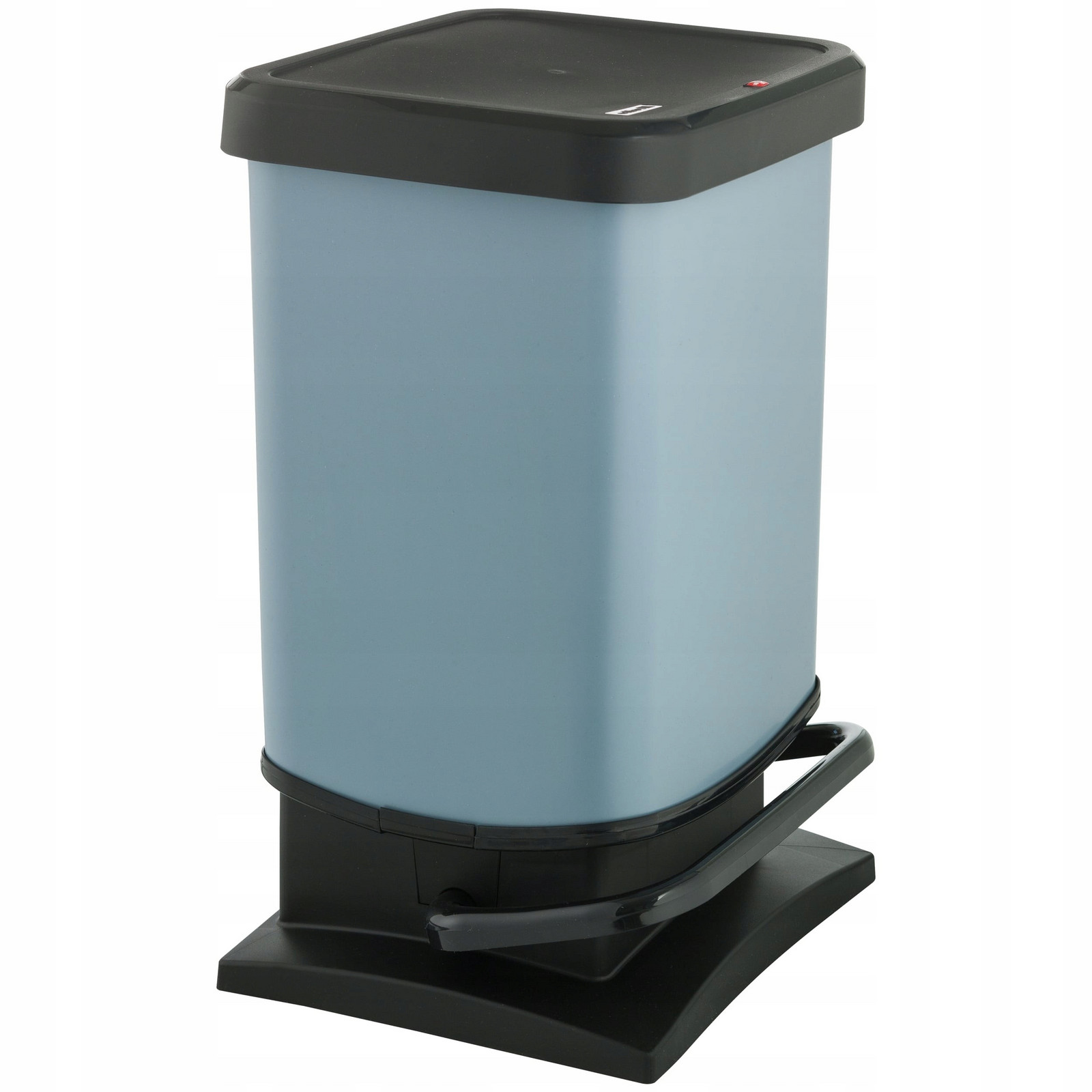 Odpadkový koš s pedálem Rotho Paso 20 L modrý/černý