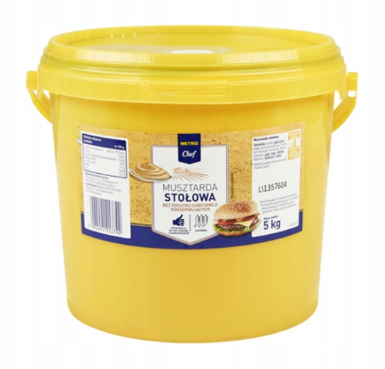 Metro Chef Stolová hořčice 5 kg