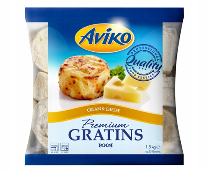 Aviko Gratins bramborový se sýrem 1,5 kg