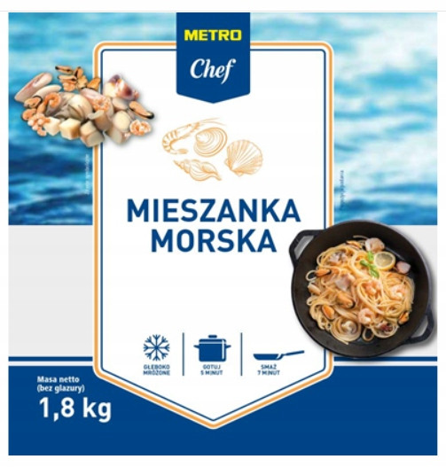 Metro Chef Mražená mořská směs 1,8 kg