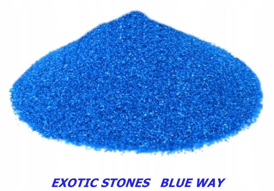 Barevný písek pískoviště Modrý Polský atestovaný pro každou barvu 22 kg