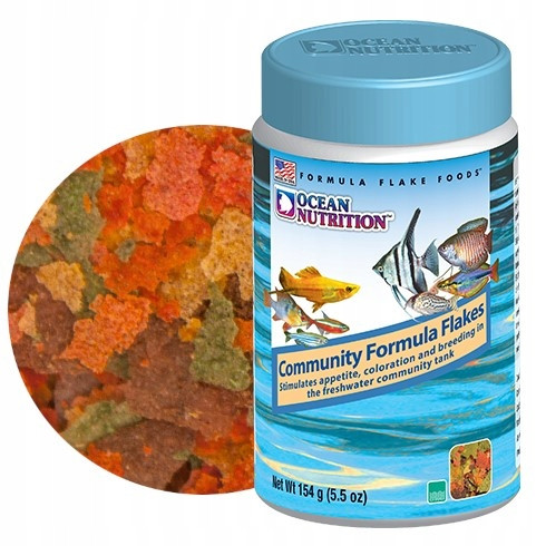 Ocean Nutrition Community Formula Flakes 154g Krmivo pro ryby vločky