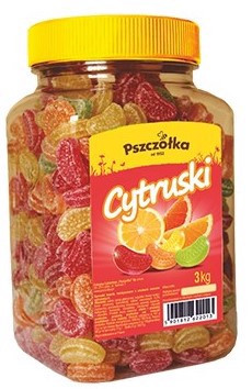 Bonbóny Pszczółka Citrusy ve sklenici 3 kg