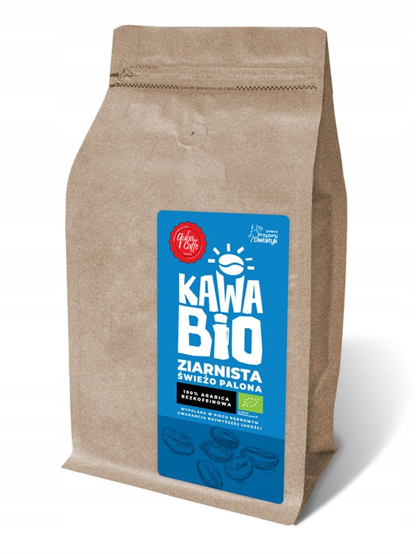 Káva Zrnková Bezkofeinová Arabica 100 % Bio 250 g Quba Caffe